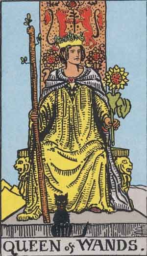 Queen of Wands tarot card meaning
