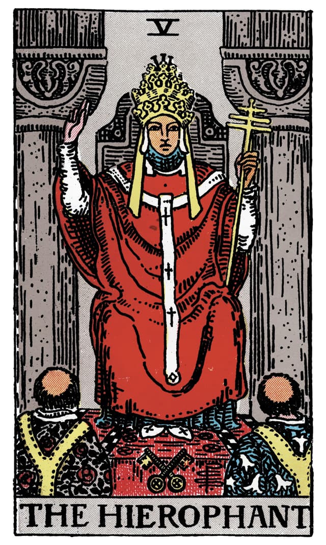 The Hierophant tarot card meaning
